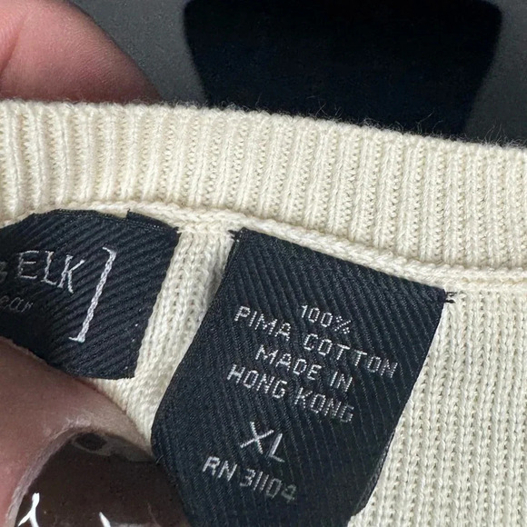 Vintage Sweater Vest 100% Pima Cotton - Picture 3 of 13